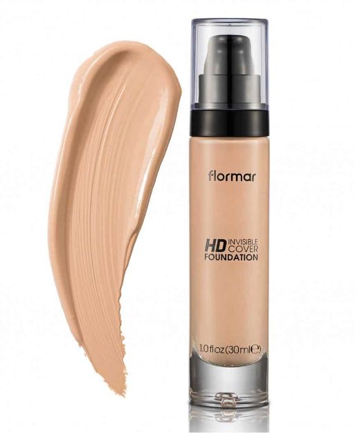 صورة FLORMAR INVISIBLE COVER HD FOUNDATION 040